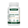 Green Superfood Supplement (60 Tablets) Super Greens Organic Whole Food Supplement - 28+ Fruit & Veggie Blend Including Alfalfa, Barley, Spinach, Broccoli - Certified Organic, Non-GMO and Gluten-Free