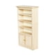 thumbnail image 1 of Armario de madera Dollhouse en miniatura 1:12 con 5 estantes, 1 of 3