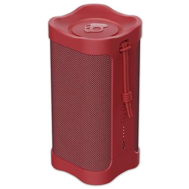 Skullcandy Terrain Altavoz Bluetooth inalámbrico - Altavoz portátil impermeable IPX7 con radiadores pasivos personalizados duales, batería de 14 horas, muñequera de nailon y estéreo inalámbrico verdad