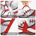 thumbnail image 6 of Red and White Striped Baseballs Pattern Toddler Nap Mats for Kids Preschool,Sleeping Mat Bag or Kids,Toddler Sleeping Bag,Toddler Nap Mat or Daycare, 6 of 6