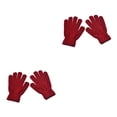 thumbnail image 4 of Sonducket 1 par de guantes para niños Accesorio de ropa con cubierta de dedo cómoda y exquisita con color sólido para ropa de invierno Gris Type3 NO3, 4 of 6