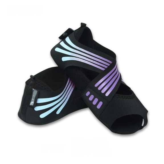 Non Slip Yoga Dance Shoes, Open Toe Pilates Stretch Training Latin Dance Footwear