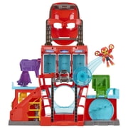 Marvel Iron Man and His Awesome Friends Iron Quarters Boys & Girls Electronic Playset, Birthday Gifts for Kids ages 3 and up