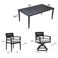 thumbnail image 3 of Tapered Leg Style / Patio Dining Occasion / 6-Person Set, 3 of 6