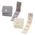 thumbnail image 1 of Cqxid Needle And Thread Case Under $10 Travel Jewelry Bag Travel Jewelry Roll Bag With Buckle Portable Foldable Travel Jewelry Organizer Case Small Jewelry Box For Earrings Rings Necklaces, 1 of 5