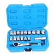 thumbnail image 2 of LOVIVER 17 Generic Mechanics Tool Garage Car Repairing Car Socket Ratchet Wrench Set, 2 of 8