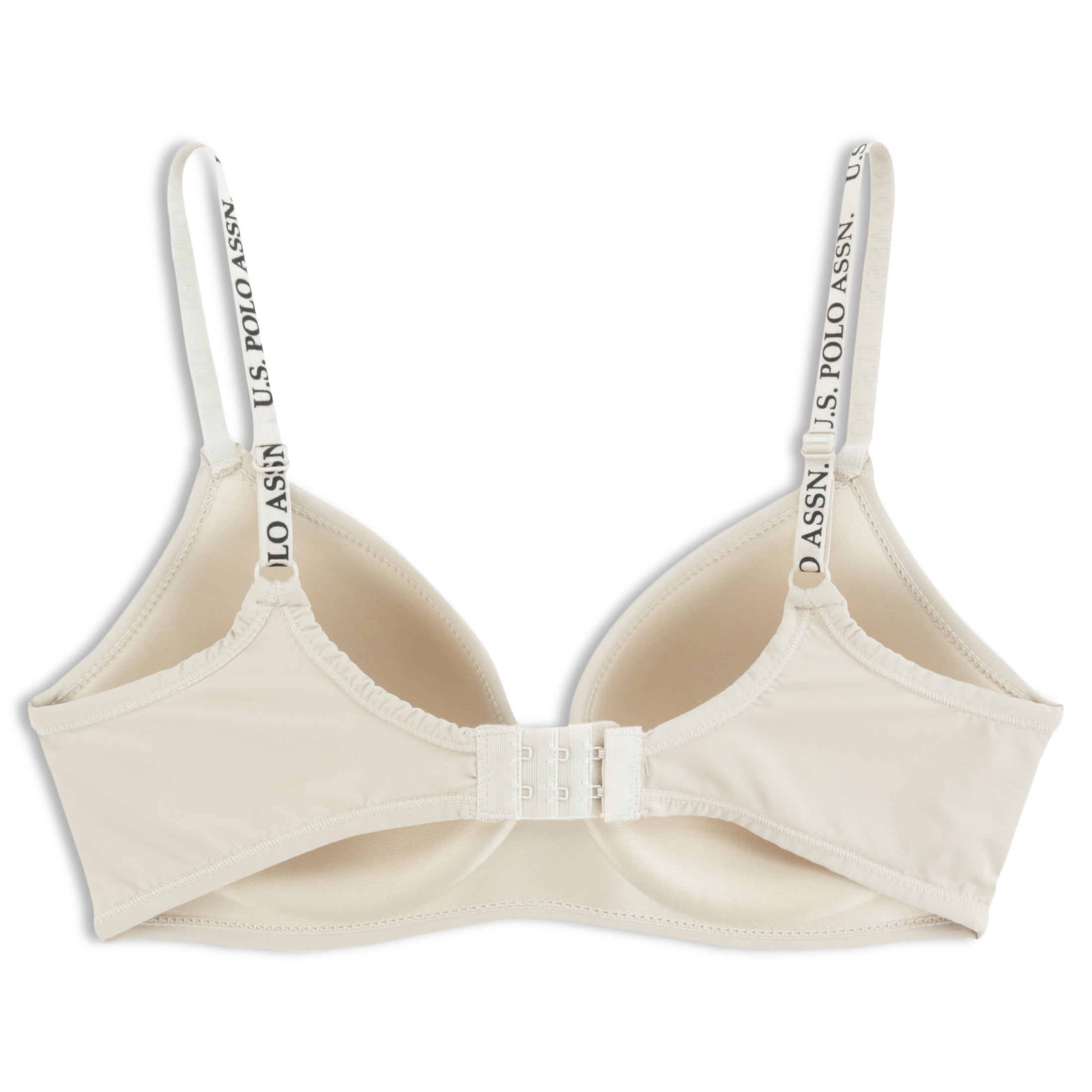 U.S. Polo Assn. Women's Microfiber Wirefree Bra Set, 3-Pack