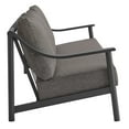 thumbnail image 6 of Modway Terrace Outdoor Patio Aluminum Sofa in Carbon Graphite, 6 of 9
