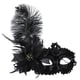 thumbnail image 3 of Máscara de plumas de mascarada, accesorios de máscara para fiesta de graduación con recorte de Halloween Sailing Electrónica, 3 of 4