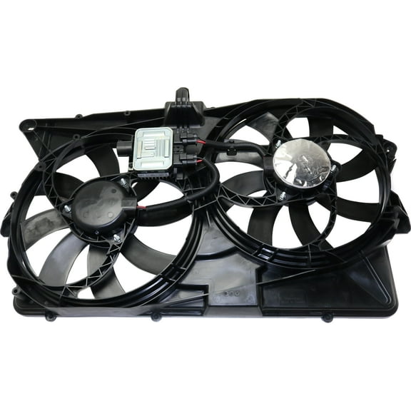 Cooling Fan Assembly Compatible with FORD FLEX 2009 Dual Fan 3.5L Engine