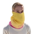thumbnail image 6 of Unique Bargains 1 Pc Cooling Face Scarf Mask Face Mask for Outdoor Cycling Rose Red Yellow, 6 of 6