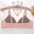thumbnail image 4 of Women's Push Up Bra Tshirt Demi Supportive Bras Underwire Plunge Padded Comfortable Pink 36, 4 of 6