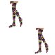 thumbnail image 1 of Minnieouse Medias Pantimedias Calcetines altos iris Muslo Accesorios de juego de roles para fiesta Type5 NO5, 1 of 6