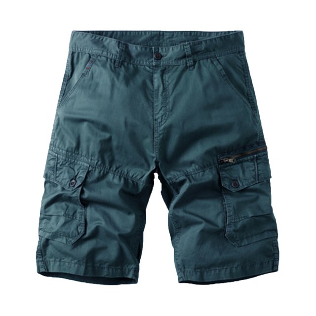 Shorts Cargo d'Entraînement pour Hommes Légers Randonnée devant Plat Shorts Tactiques de Travail avec Multi-Poches
