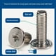thumbnail image 3 of Tornillo de cabeza plana Phillips M2/M3 niquelado Tornillo de cabeza plana grande M4 Tornillo de cabeza plana grande para computadora M5/M6 100 piezas, 3 of 3