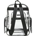 thumbnail image 7 of MGgear Clear Transparent PVC 16-Inch School Backpack with Black Trim, 7 of 7