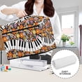 thumbnail image 6 of HELLHERO Piano Keys Sewing Machine Cover with Pockets for Extra Accessories Multifunction Dust Covers 17.7 x 8.6 x 12.5 inches Wear Resistnt, 6 of 8