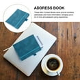 thumbnail image 2 of HEALEEP Back to School Telephone Number Books Paper Address Organization Sky Blue 1Pcs, 2 of 8