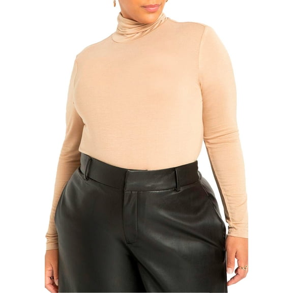 ELOQUII Women's Plus Size Layering Turtleneck