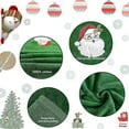 thumbnail image 3 of Heilwiy Juego de 3 toallas de mano navideñas, paños de cocina 100% algodón, paños de cocina suaves para el baño, 3 of 5