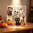 thumbnail image 4 of Halloween Ghost Clear Crystal Painting Kit, 7.87 x 7.87 In Plastic 3D Crystal Art Craft for Beginner Fall Home Wall Decor and Party Gifts，A#, 4 of 7