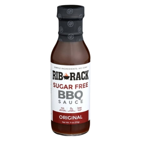 2X - Rib Rack Original Sugar Free Bbq Sauce 11 oz