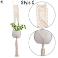 thumbnail image 3 of PULLIMORE 2 Pcs Macrame Plant Hanger Handmade Rope Hanging Planters Basket Set Flower Pot Plant Holder for Indoor Outdoor Boho Decor, 3 of 9