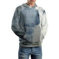 thumbnail image 5 of Abstract Grunge Art Men's Women Vintage 3D Hooded Sweatshirt - All-Season Loose Fit Streetwear, 5 of 6