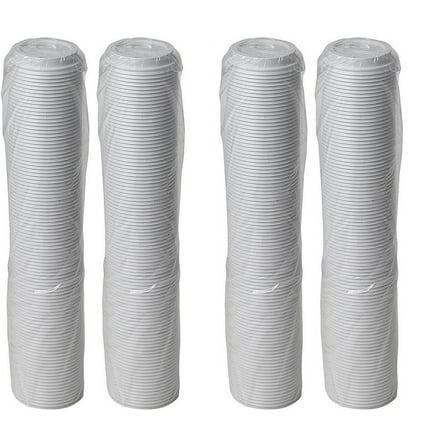 Dixie D9542W Dome AJH3 Lid for 10/16 Ounce PerfecTouch Cups and 12/20 Ounce Paper Hot Cups, White. 200 Lids (4 x 50 Packs)