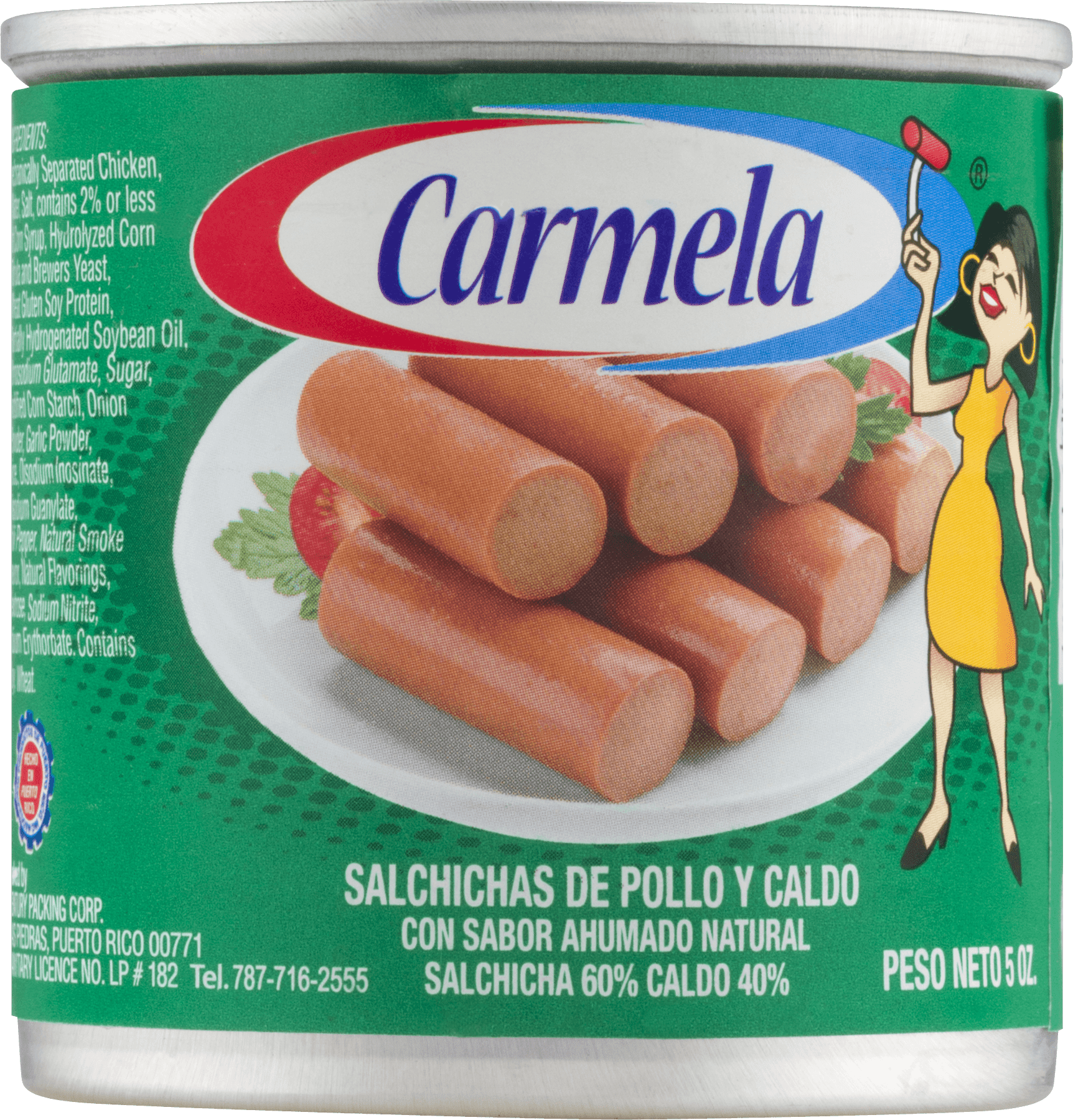 (11 pack) Carmela Chicken Sausage and Bouillion, Natural Smoke Flavor Added, 5 oz Can