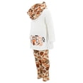 thumbnail image 2 of Girls 3 Piece Gobble Gobble Thanksgiving Clothes Set Outfit (10Y, White), 2 of 5