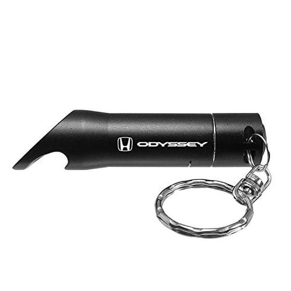 Honda Odyssey Black LED Flashlight and Bottle Opener Key Chain Key-ring Keychain