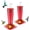 Red, variant on Plastic Hummingbird Feeder, 2-Pack 14 OZ Ant & Bee Proof Hummingbird Feeders for Outdoors Hanging, Leak-Proof Nectar Feeders with 4 Feeding Ports and Perches, Gifts for Mom, Birdlovers