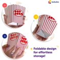 thumbnail image 4 of 20-Pack Movie Night Popcorn Boxes for Party - 26oz Large Paper Snack Buckets - Movie Theme Party Decorations, Event Favors, Container, Carnival and Cinema Night Supplies - Red/White, 6"x2.75", 4 of 6