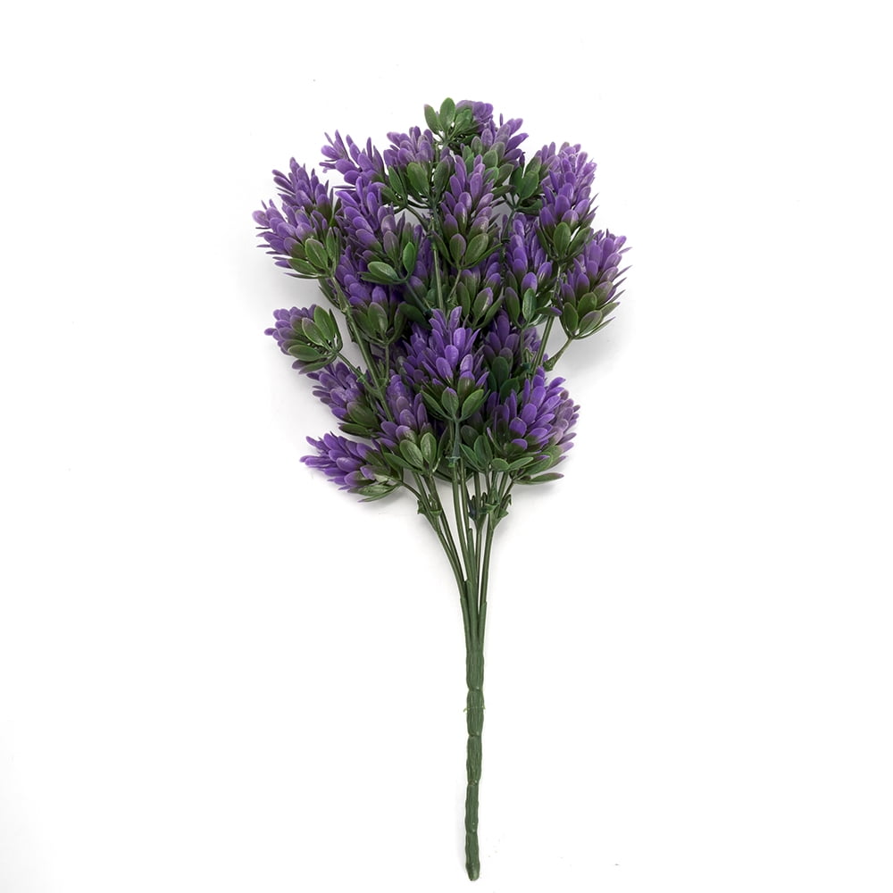 K-Cliffs 5 Pcs Multi-color Assorted Flocking Artificial Flowers Bouquets, Arrangement, Unpotted, In/Outdoor