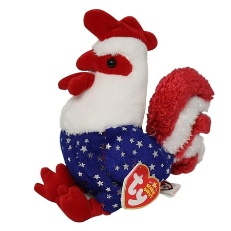 Ty Beanie Babies Homeland the Rooster Patriotic Plush Independence Day 2006 price history on PriceWatchPro