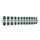 thumbnail image 3 of Qarigey 24 Pack Frosted Press on Nails DIY Artificial Exquisita Novela Elegante Personalidad Acrílico Nail para amantes de la manicura Juegos de manicura 15 verde negruzco, 3 of 5