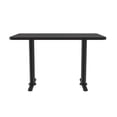 thumbnail image 2 of Correll Inc. Table Height Deluxe High-Pressure Caf and Breakroom Table 30x60", RECTANGULAR, BLACK GRANITE, BLACK, 2 of 5