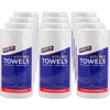 Genuine Joe Solutions 2-Ply Perforated Paper Towels, 8x11-Inch, White, (12 Rolls/Carton)