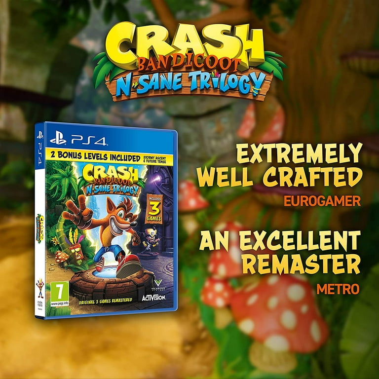  Crash Bandicoot N. Sane Trilogy - PlayStation 4 Standard  Edition : Activision Inc: Video Games