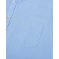 thumbnail image 4 of Camisa de lino, camisa de hombre, camisa de lino de manga corta, camisa casual, camisa de negocios, 4 of 7