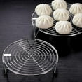 thumbnail image 6 of Cooking Steamer,Steamer Rack Steaming Rack Stainless Steel,Steamer Rack Steaming Tray Stand Round Cooling,Racks Steaming Stand Canner Food Steamer Basket,Cooking Camping Outdoor 7.87inch, 6 of 9