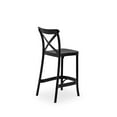 thumbnail image 4 of Outdoor Bar Stool Crossback 30" - Set of 4 - Milan, 4 of 9