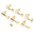 thumbnail image 1 of 6Pcs Guitar Tuner Pegs 1:18 Gear Ratio Guitar String Tuners Knobs Completely Closed Tuning Set With Small Tail Handle, 1 of 8