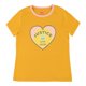 thumbnail image 1 of Playera Para Niña Justice Manga Corta Estampado Corazon Aamarillo Talla 6, 1 of 3