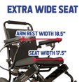 thumbnail image 5 of Fauteuils Roulants Électriques Légers Shawk Pliants Charge Max 286 Lb-500 W-13 Miles, 5 of 5