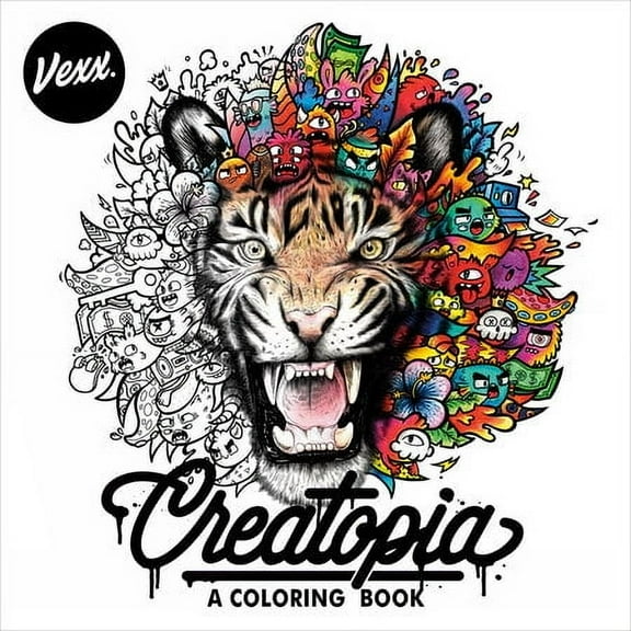 Creatopia: A Coloring Book, Book 1, (Paperback)