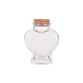 thumbnail image 2 of Empty Mini Glass Heart-Shaped Bottles with Cork Stoppers, Decorative Glass Bottles with Cork Lid,Small Glass Bottles Jars for DIY Art Crafts Projects, 2 of 5