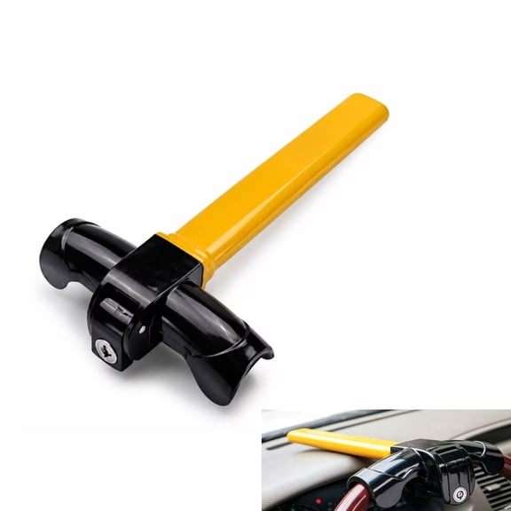 THDFTDT Steering Wheel Lock, Universal Rotary Anti-Theft Car Security Device with 2 Keys