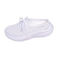 thumbnail image 2 of Norvail Backless Sneakers for Women Mesh Mule Tennis Shoes for Women 2026 Slide on Tennis Shoes Lightweight Breathable No Back Summer Slip on Walking Shoes, 2 of 4